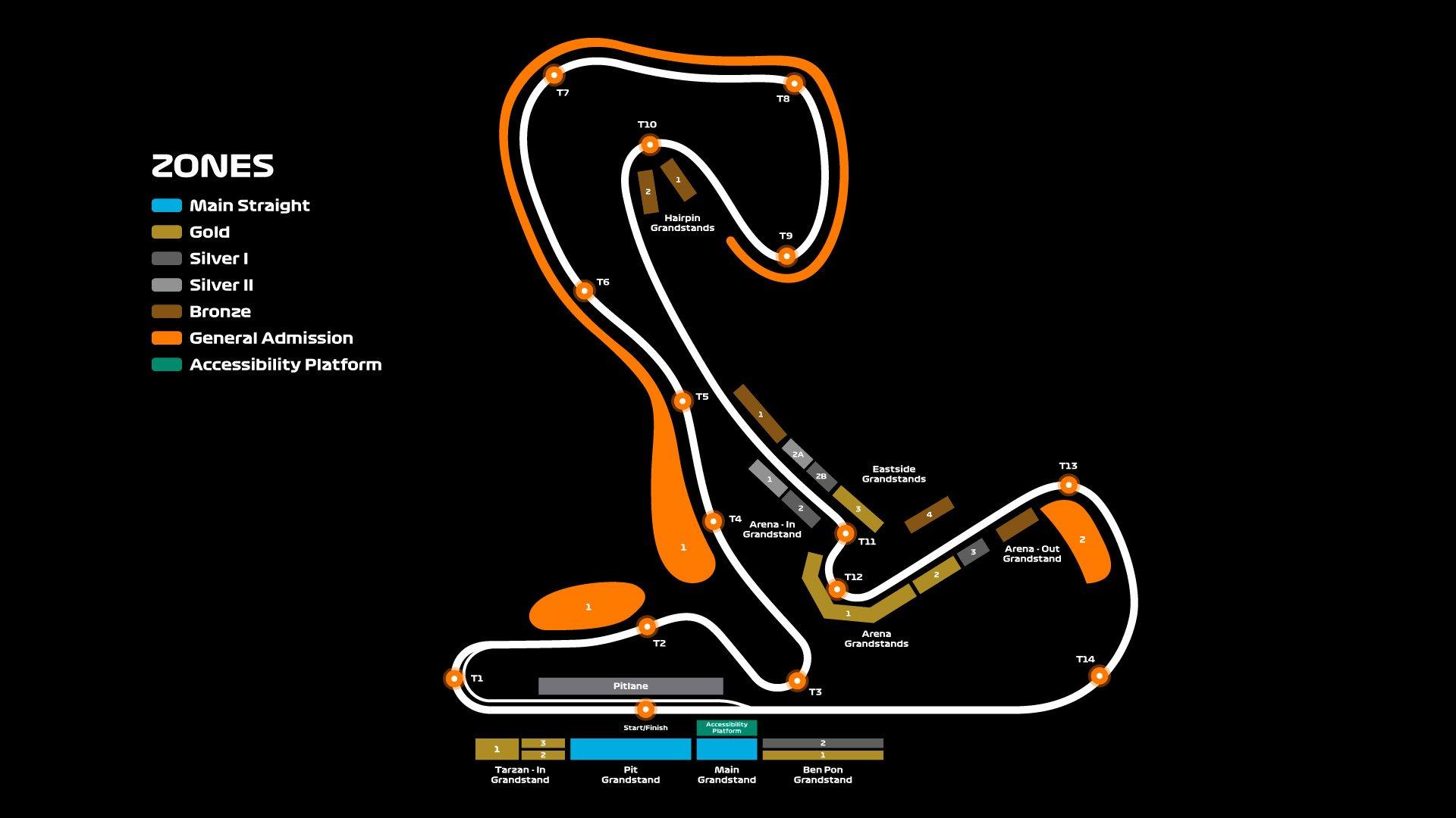 These are the (slightly higher) prices for F1 at Zandvoort in 2023