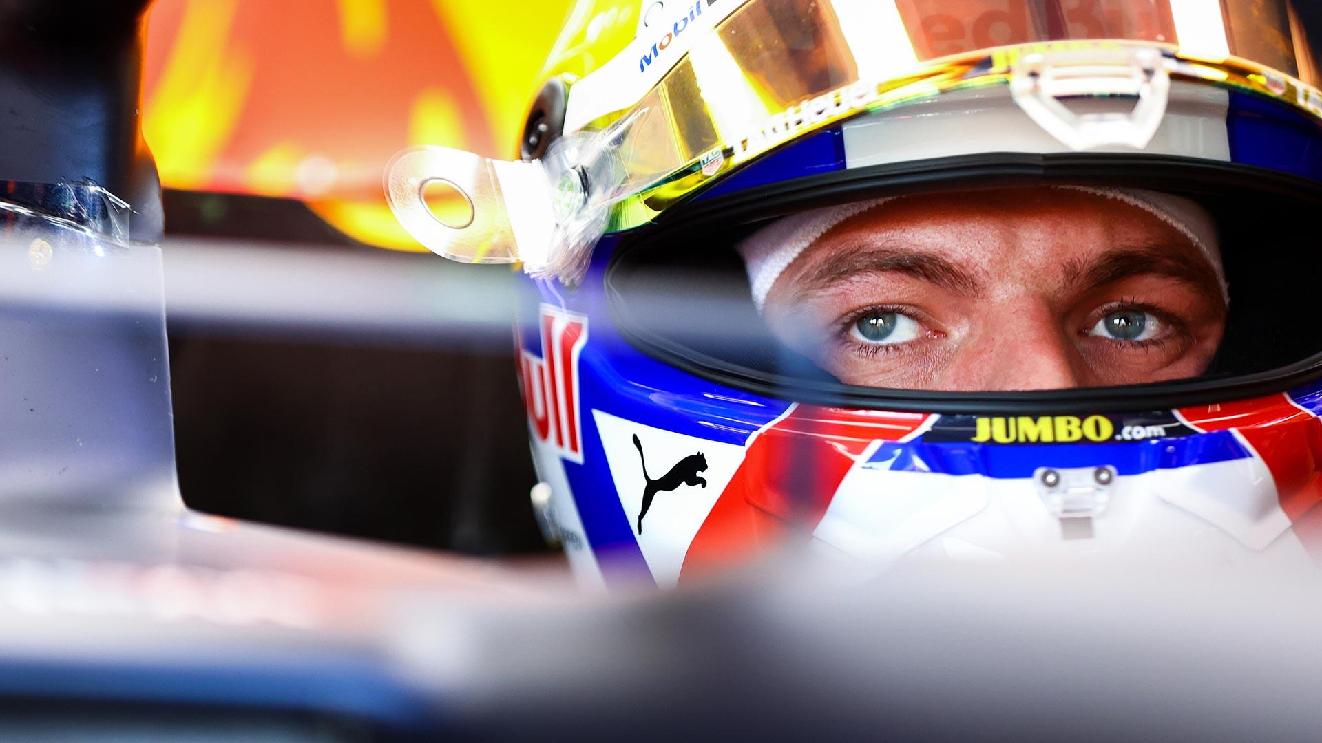 2e vrije training van de GP van Nederland 2022: Max Verstappen close-up