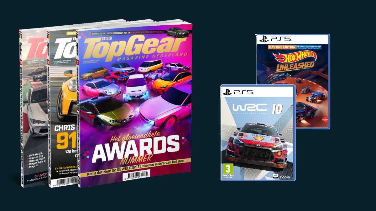 TopGear abonnement met games WRC 10 en Hot Wheels Unleashed voor PS5