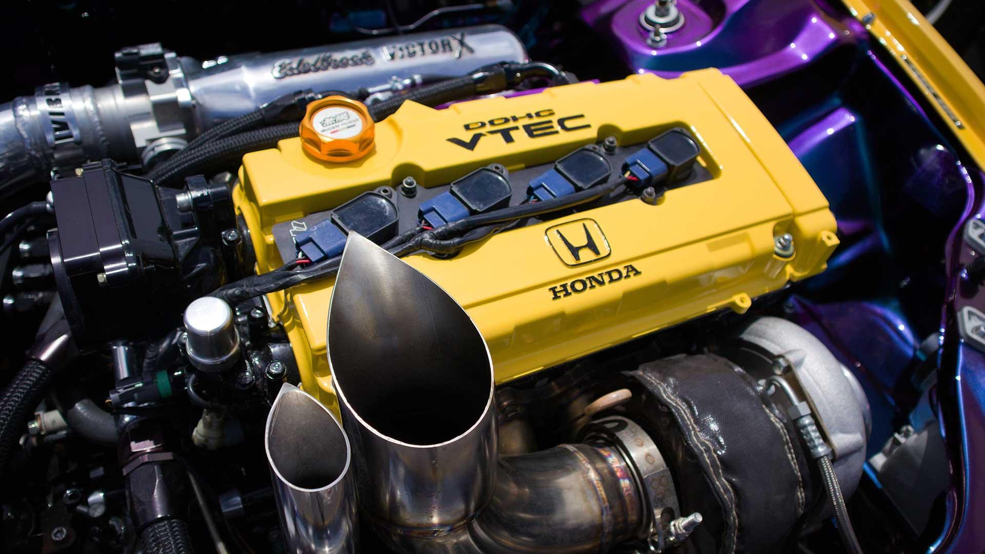 Honda motor met VTEC in Type-R