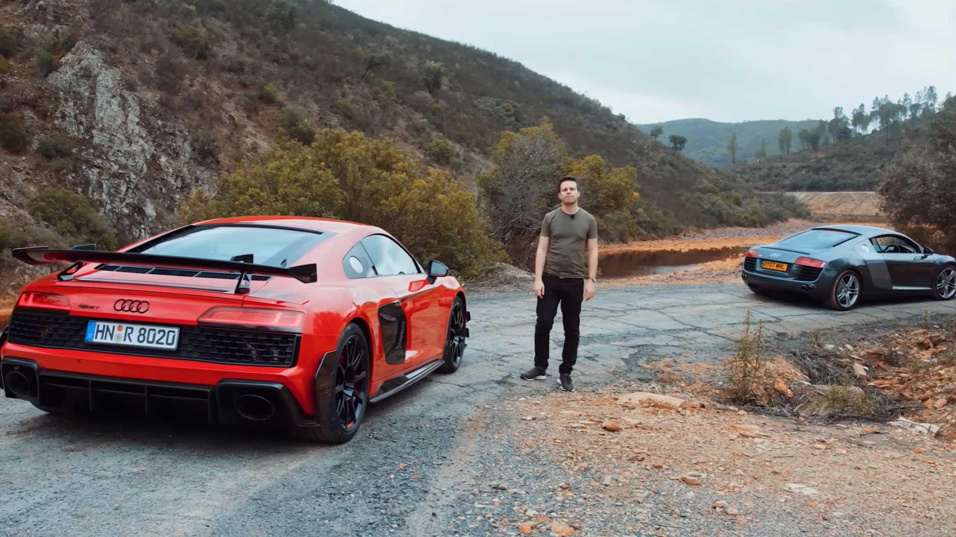 VIDEO We Say Goodbye To The Audi R8 And The V10 With A Very Famous Old R8 Pledge Times