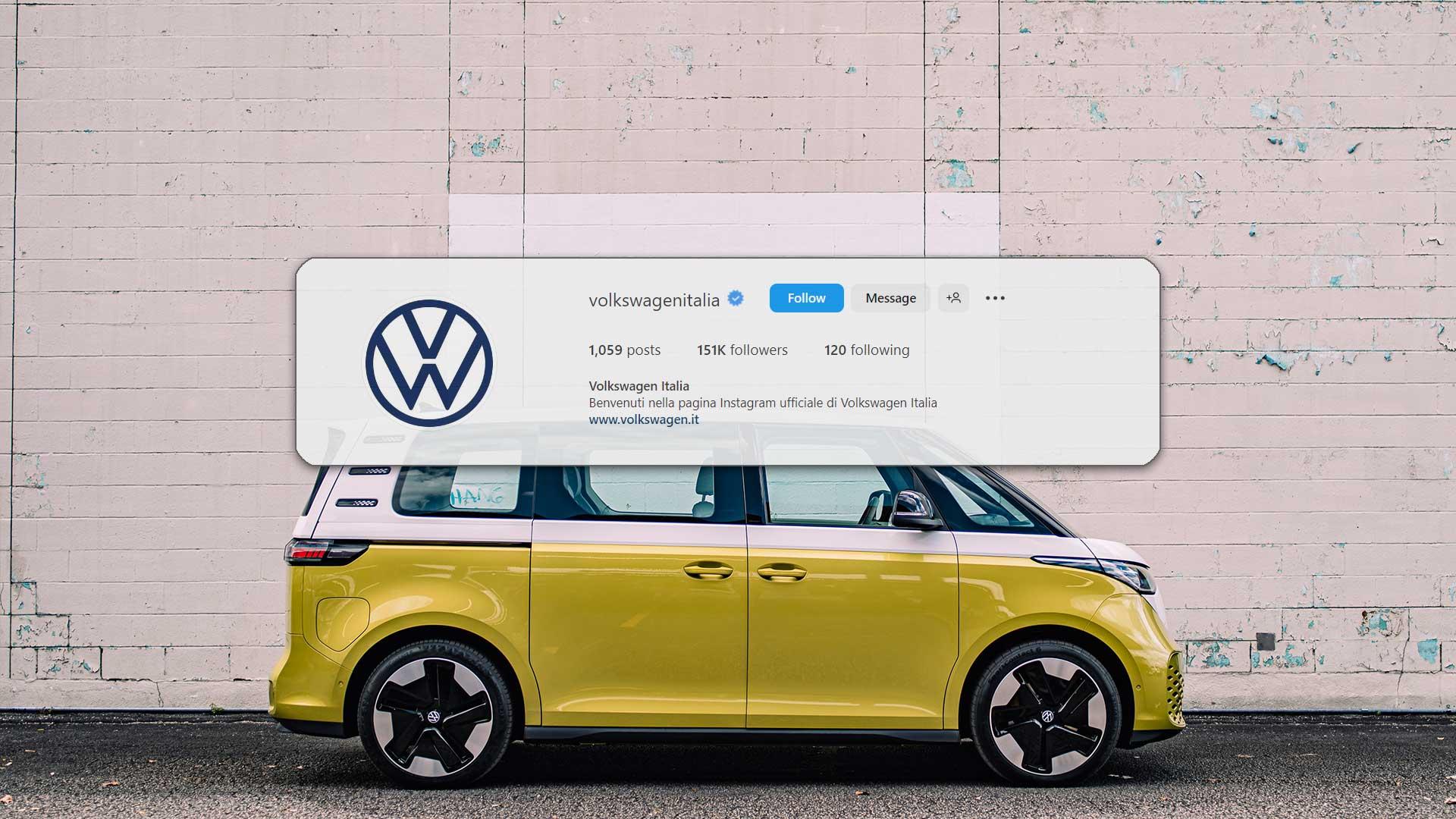 Volkswagen Italia ha un nome sfortunato su Instagram