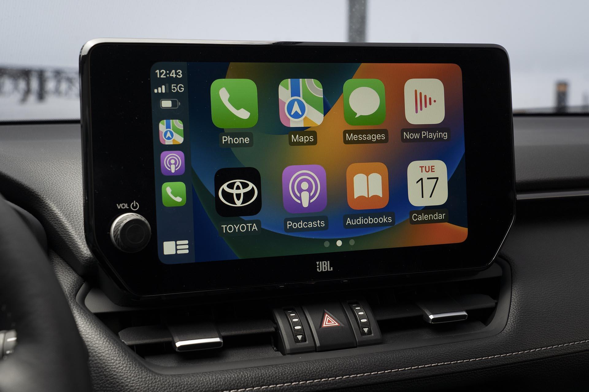 Toyota RAV4 GR Sport interieur middenscherm