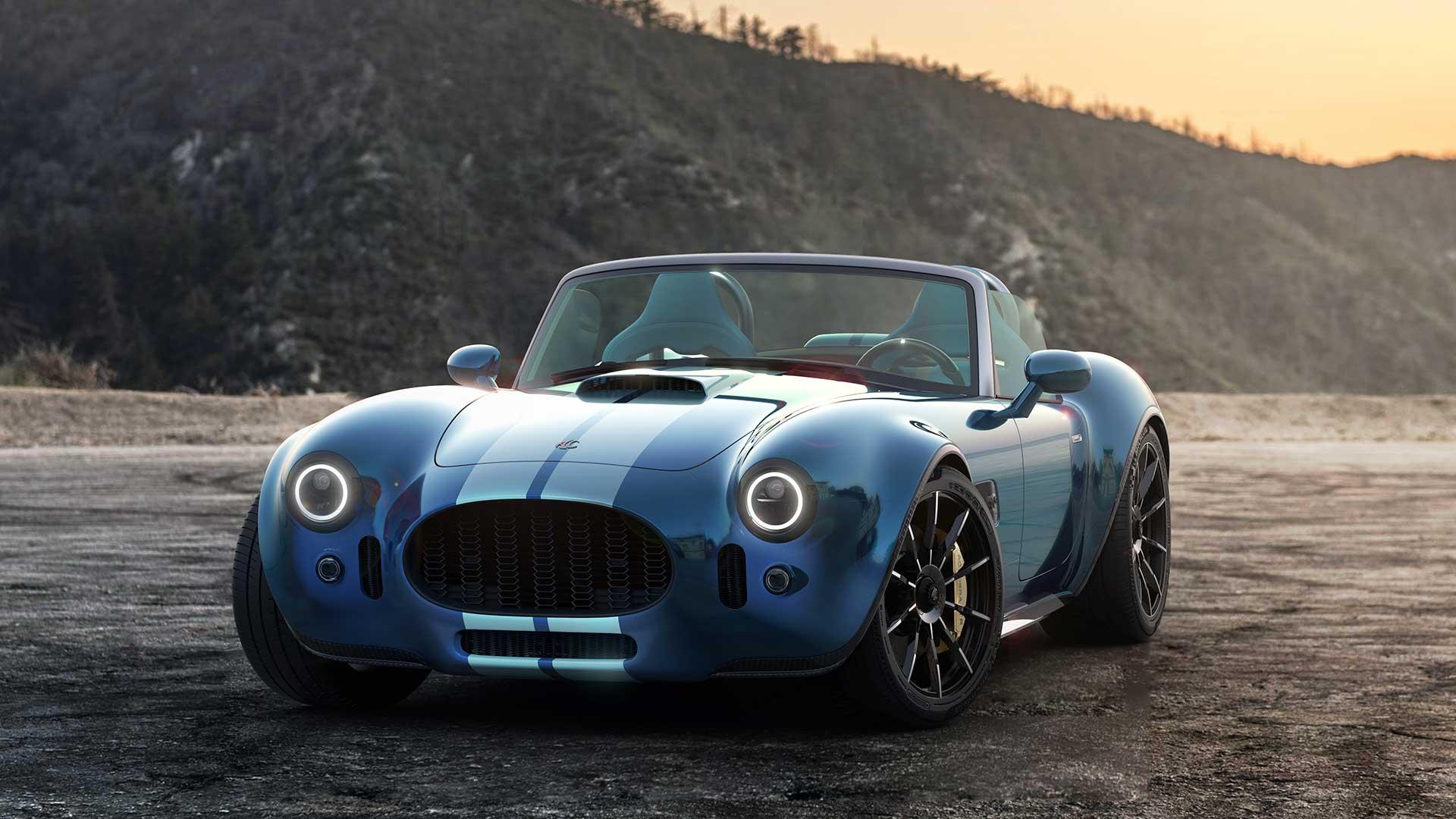 AC Cobra GT Roadster schuin voor