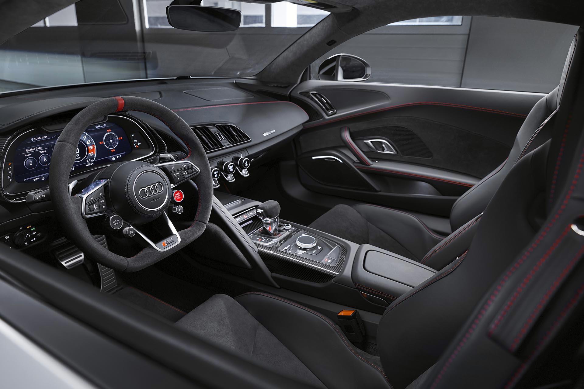 Audi R8 GT (2023) interieur overzicht