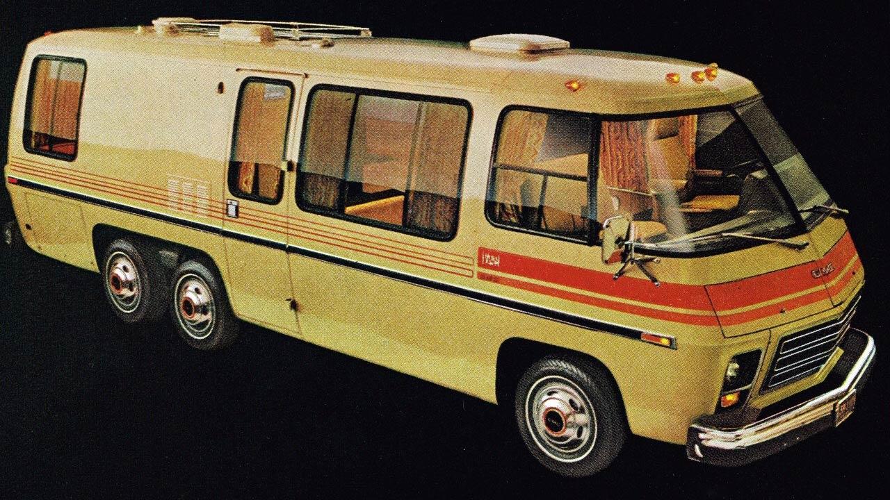 GMC MotorHome persfoto 3/4 voor camper RV