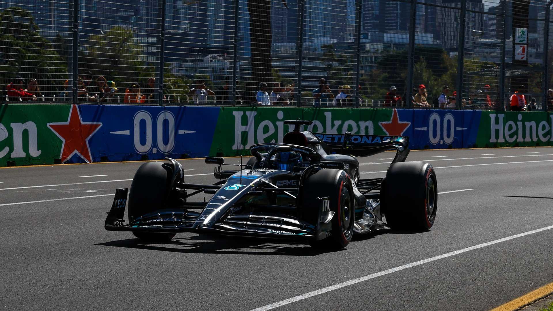 Russell over Mercedes F1-auto: 'Momenteel een kreupel paard'