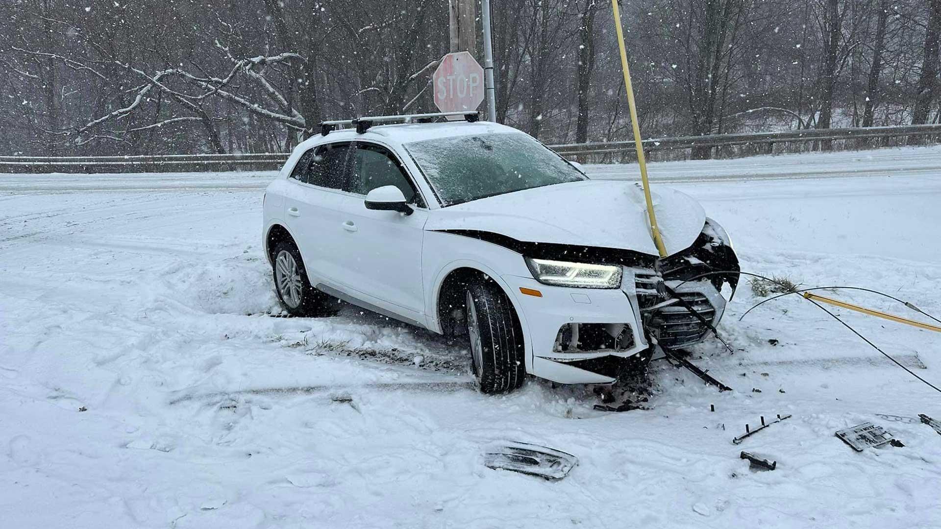 Man vergeet AirTag in gecrashte auto en vindt zijn Audi in Polen terug