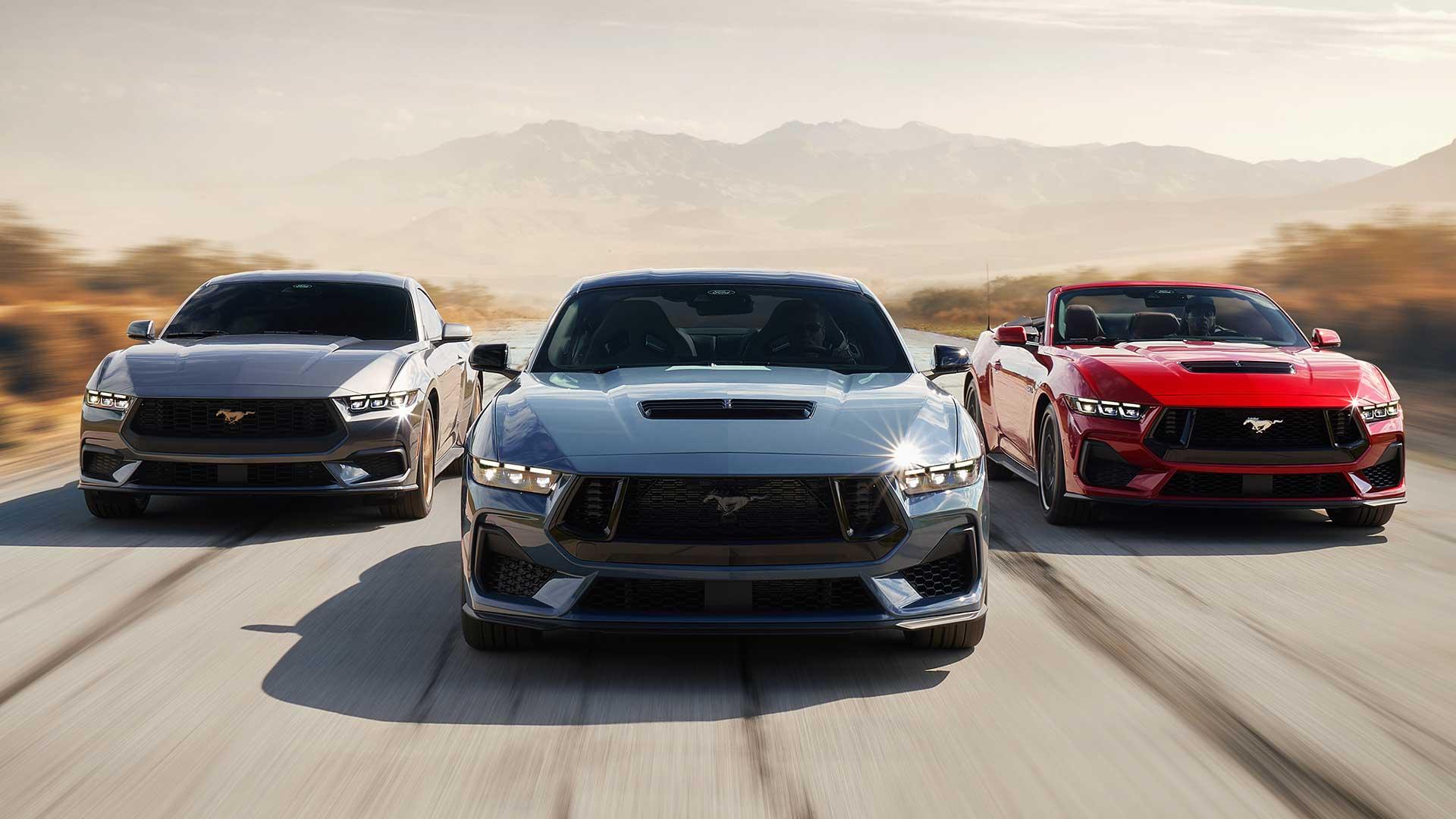 Ford Mustang, Ford Mustang GT en Mustang Dark Horse