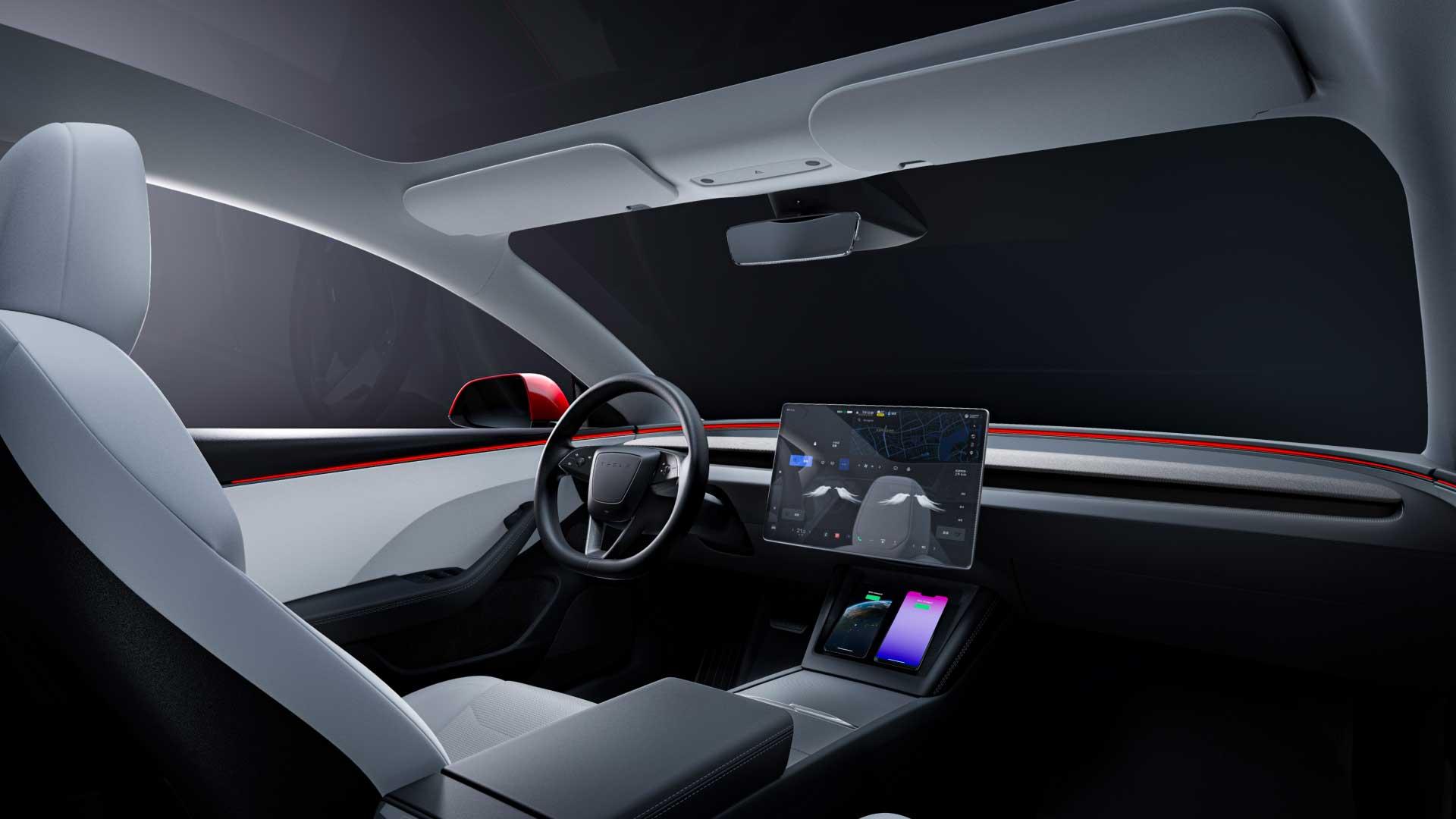 Dashboard New Tesla Model 3 (2023)