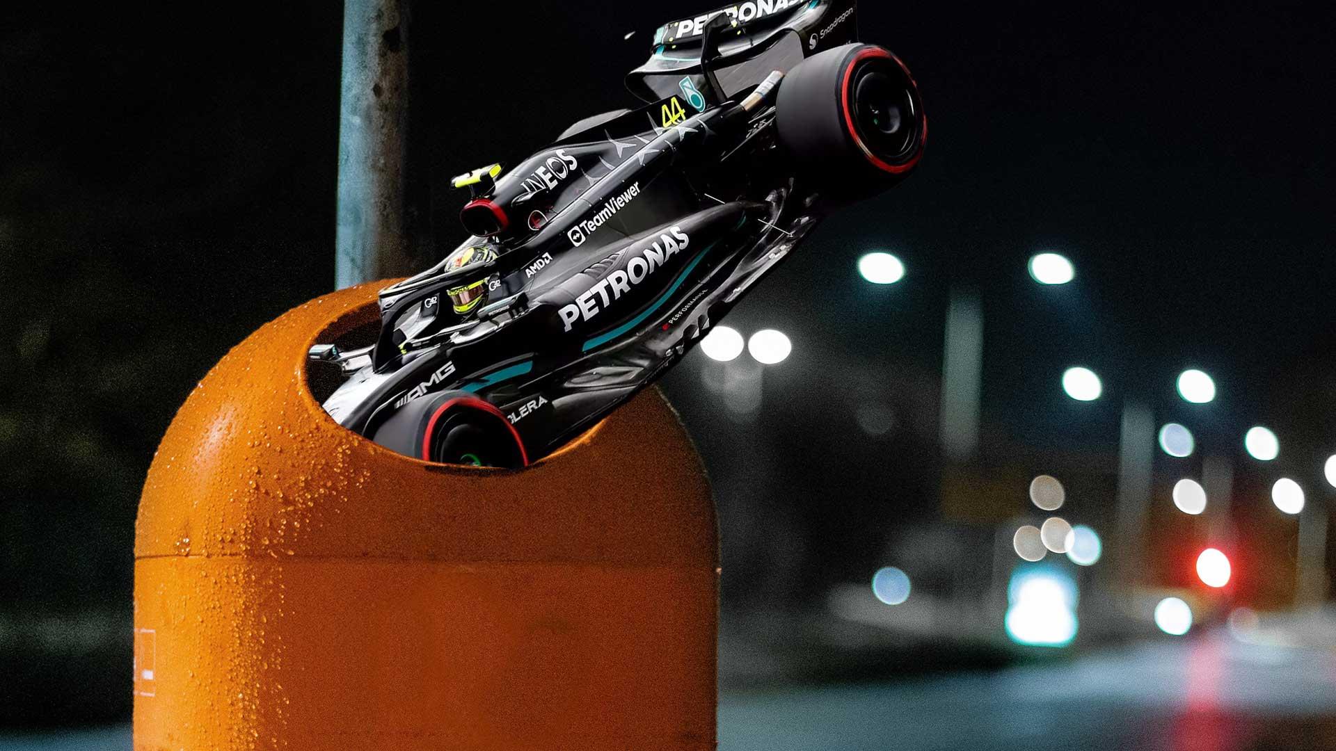 Volgens Mercedes-teambaas Wolff kan de F1-auto van dit jaar de prullenbak in