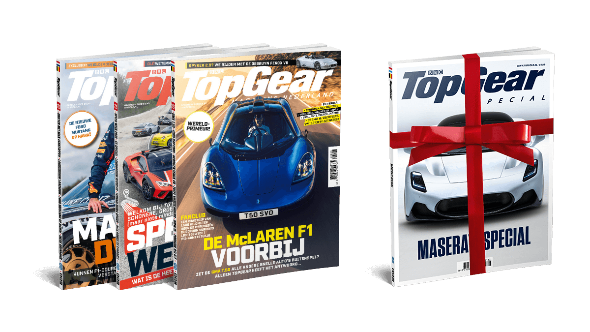 Black Fridaydeal 1 jaar TopGear + Maserati Special cadeau TopGear Nederland