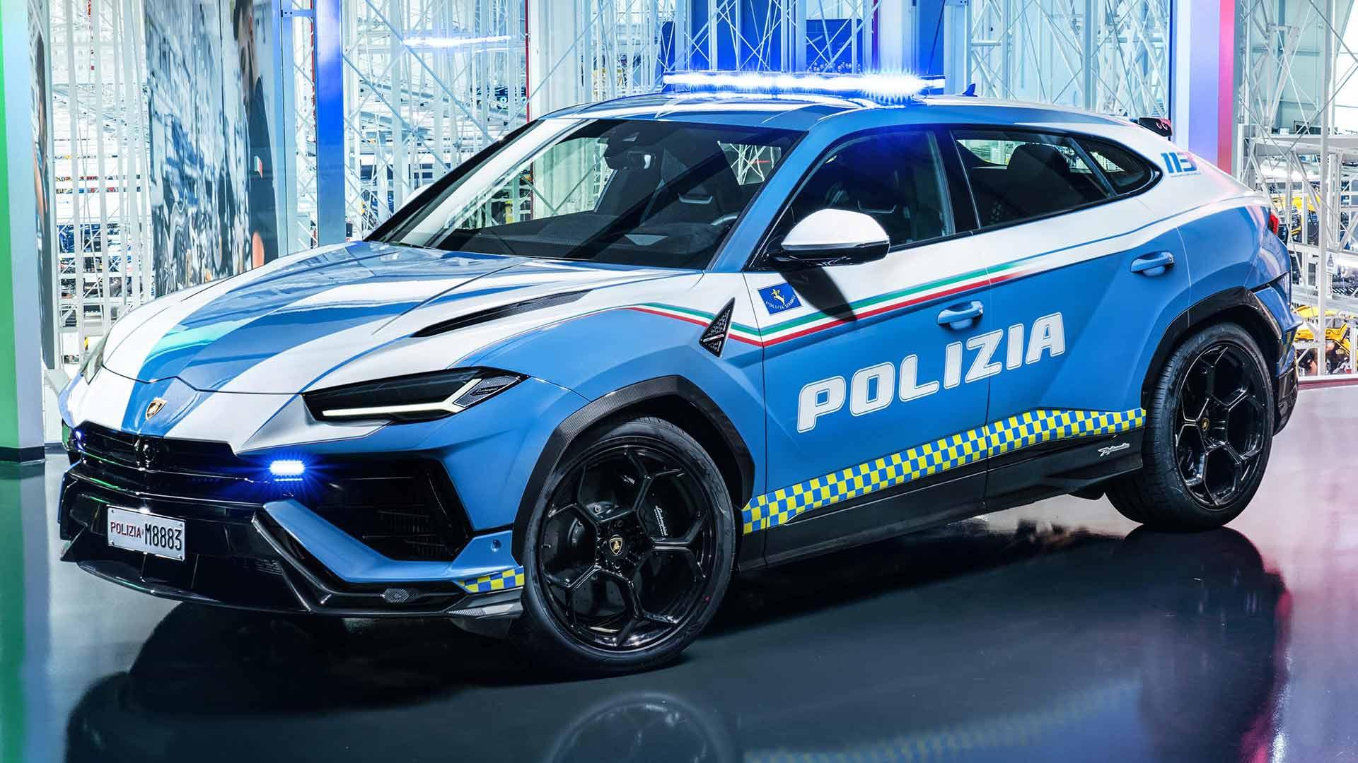 La polizia italiana utilizzerà questa Lamborghini Urus Performance
