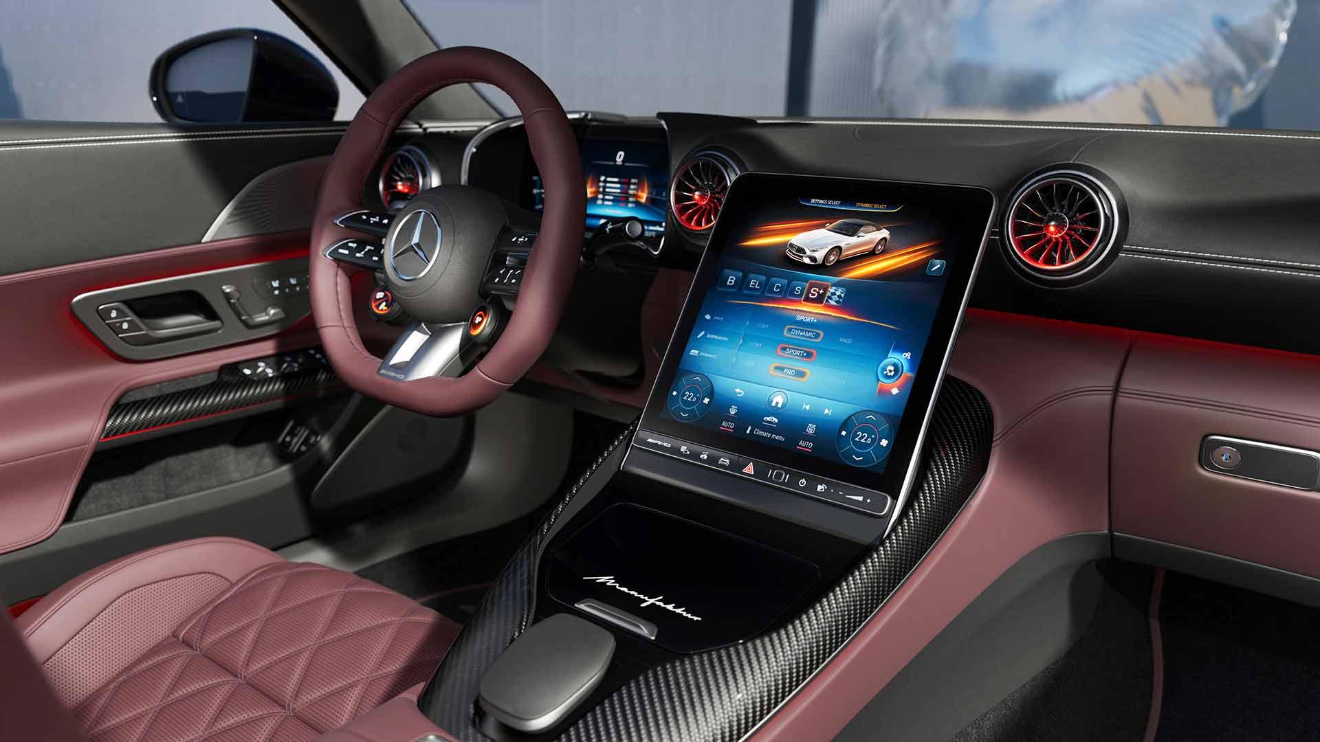 nieuwe Mercedes-AMG SL 63 S E Performance (2023) interieur