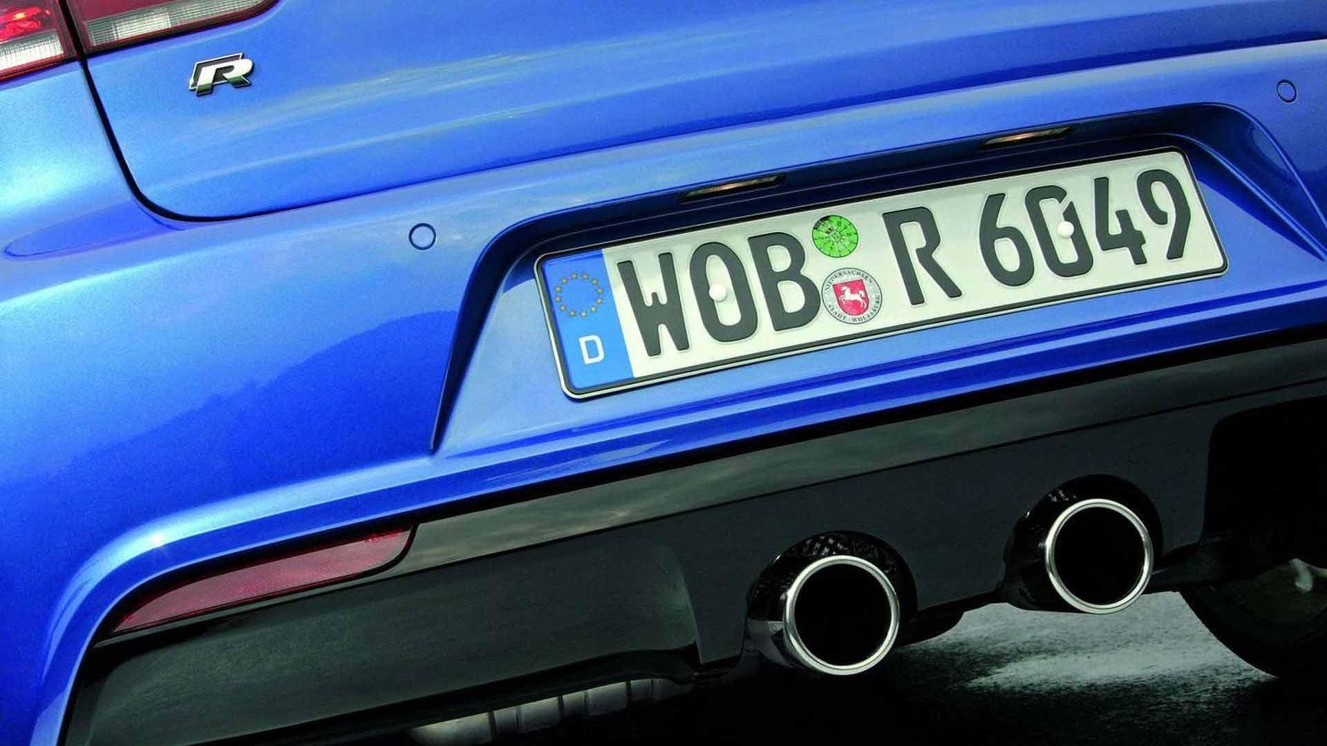 Volkswagen Golf R uitlaat