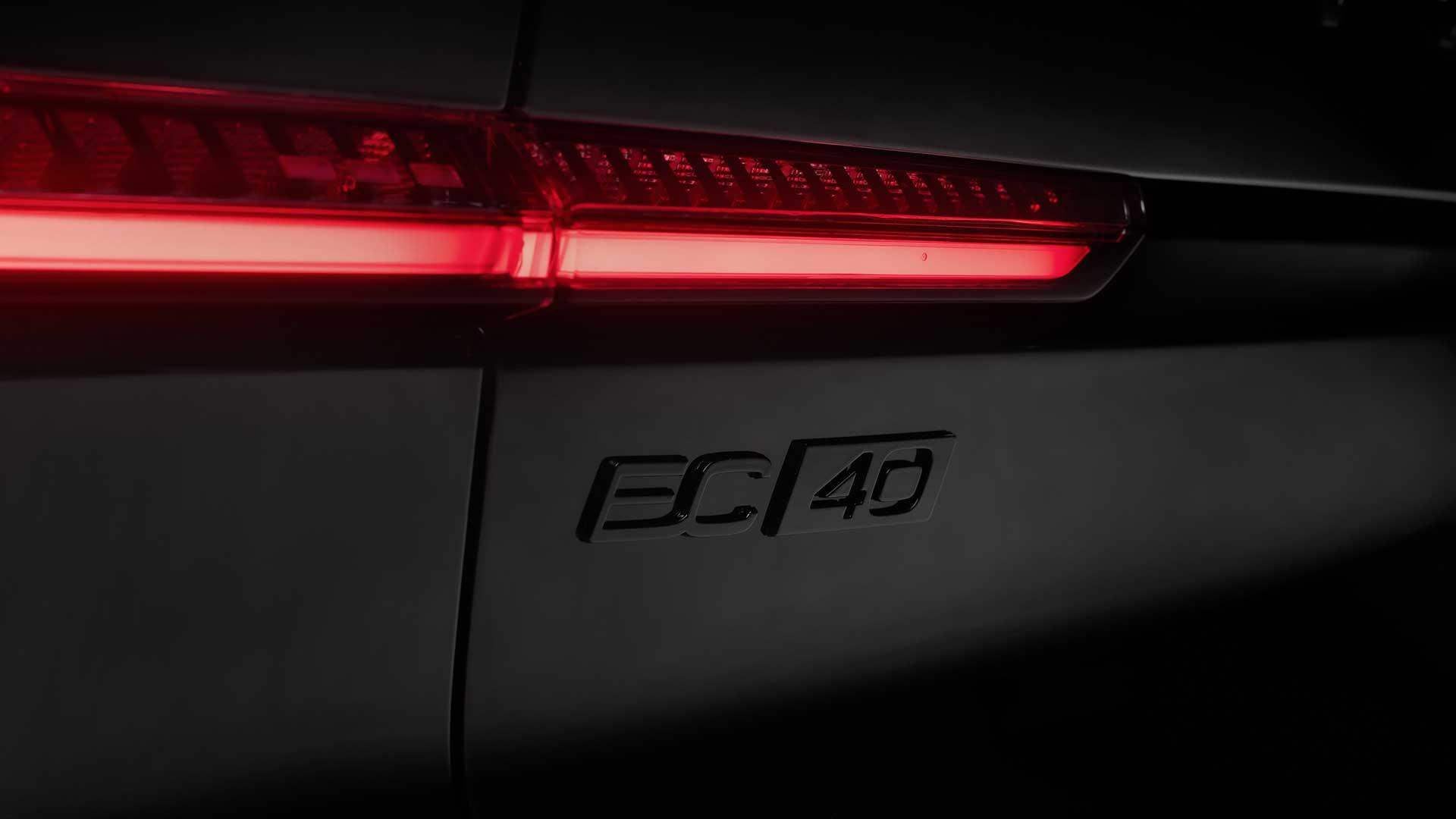 Volvo EC40 badge