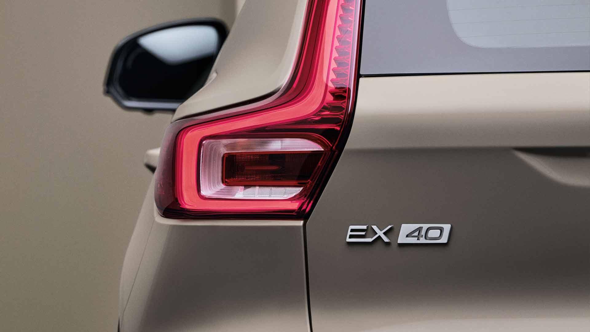 Volvo EX40 badge