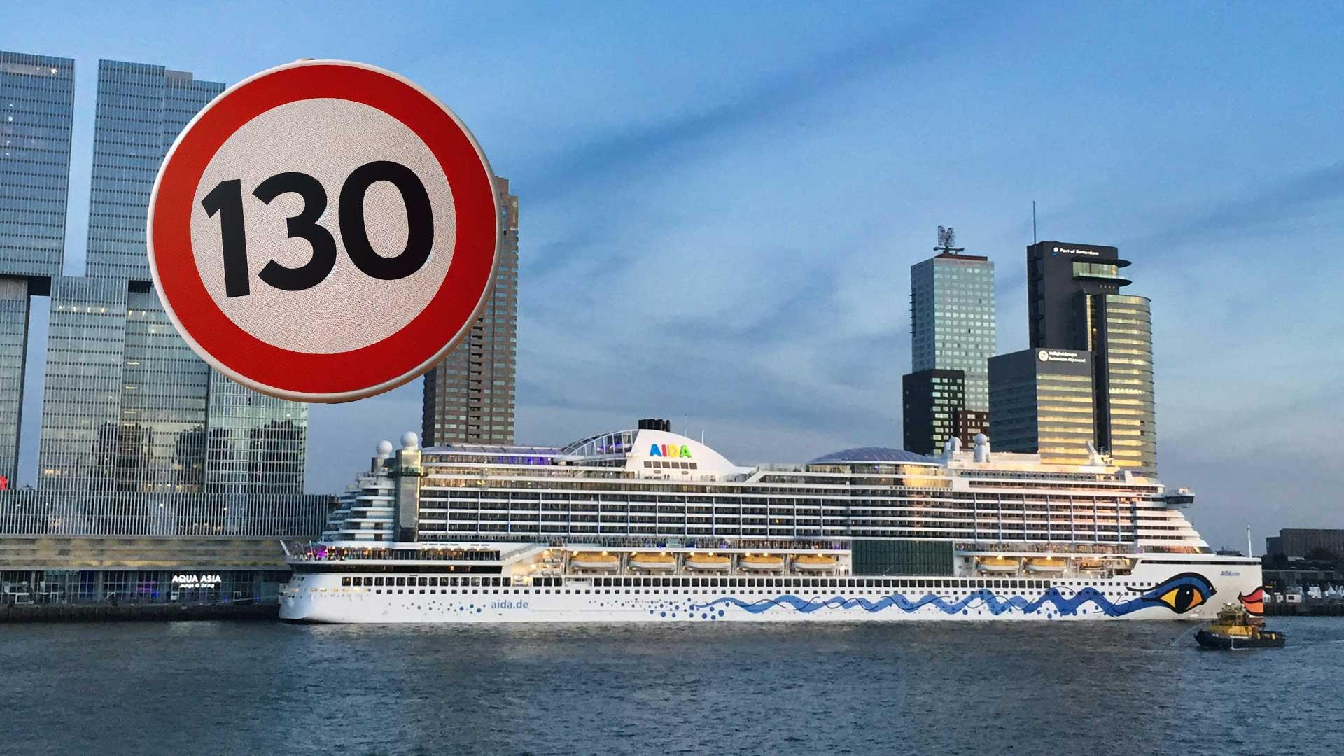 Cruiseschip in Nederland