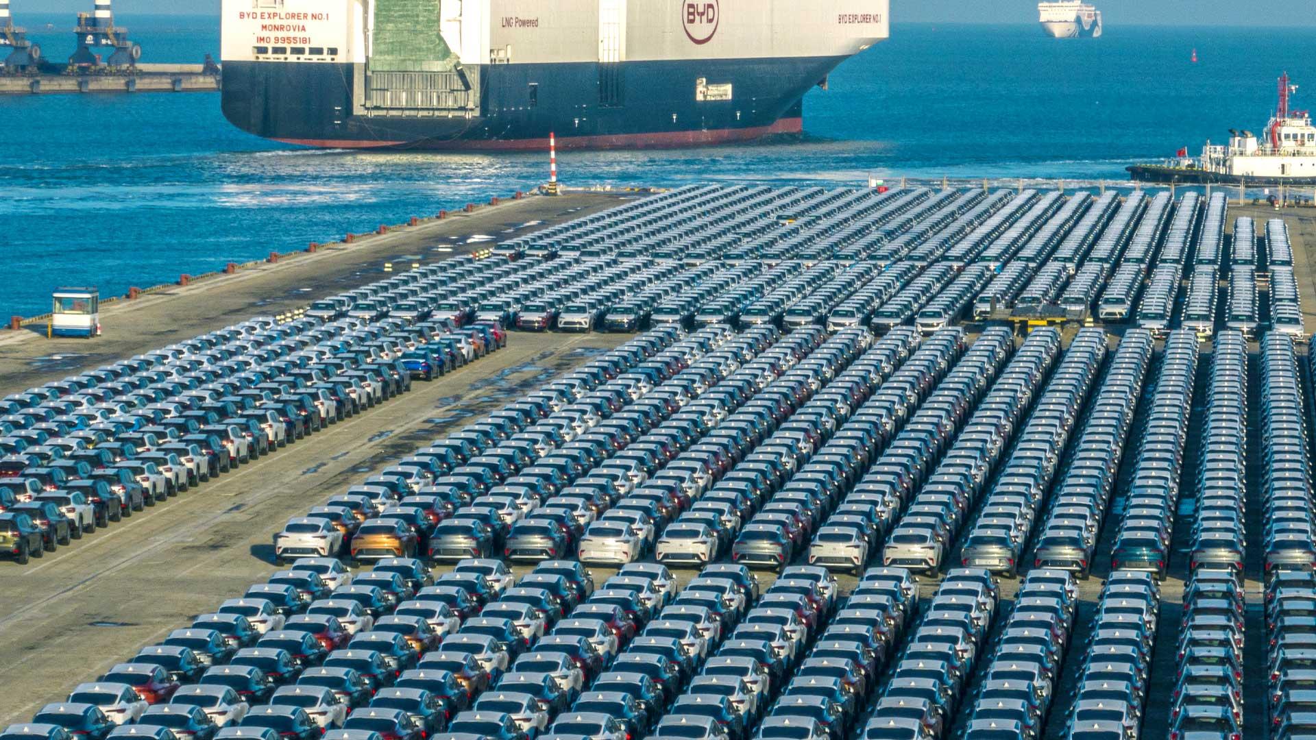 Ports in Europe are full of unsold Chinese electric vehicles