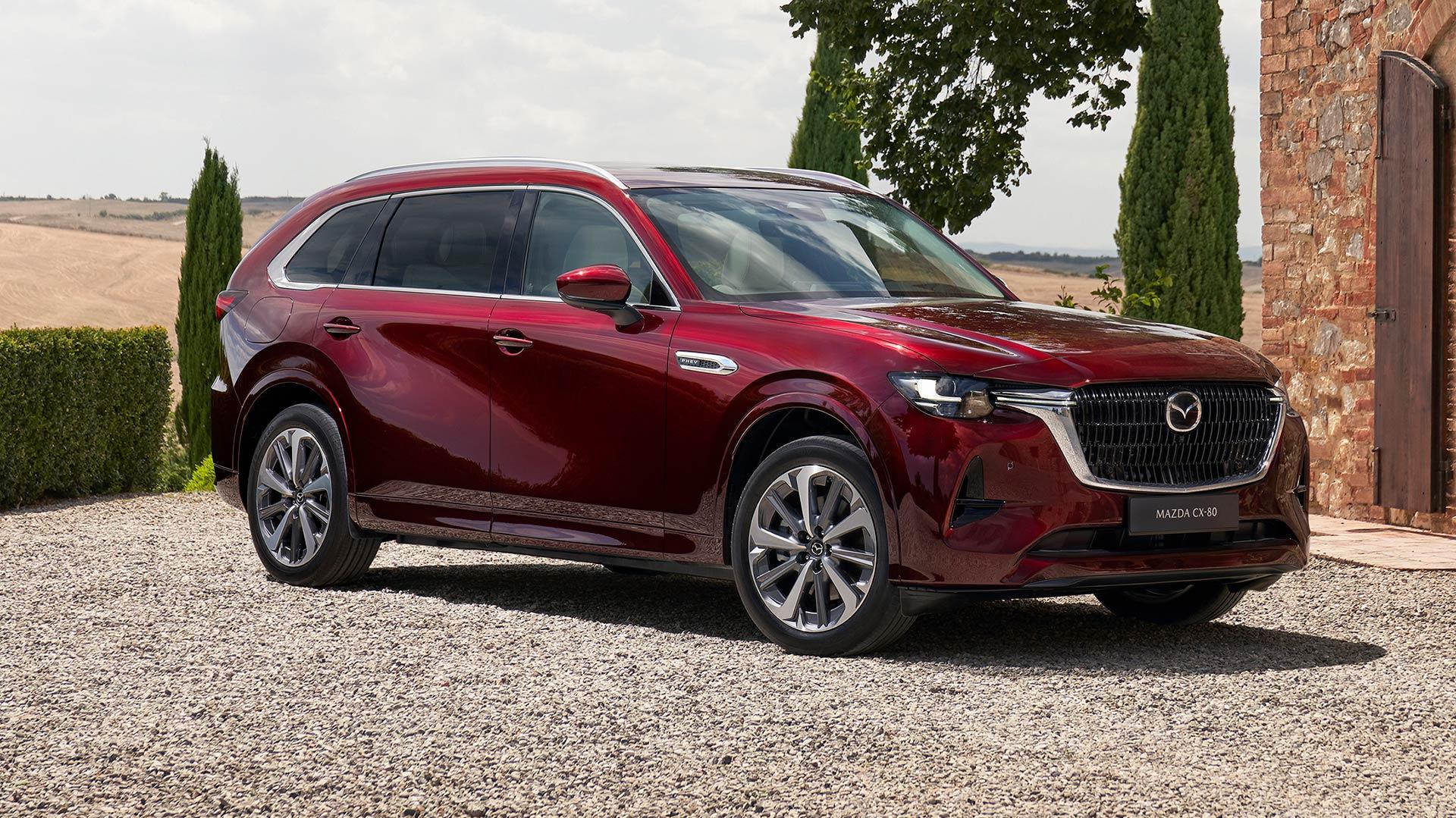 Mazda CX-80 is een zevenzits plug-in hybride - TopGear