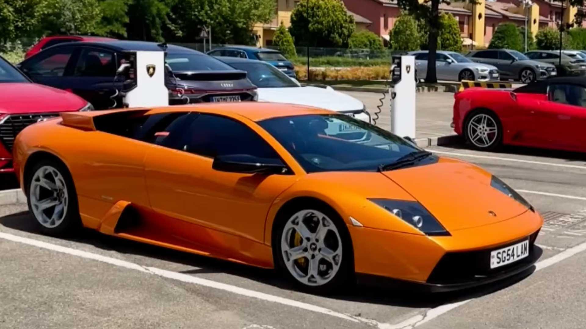 Lamborghini Murciélago 300.000 mijl bijna 500.000 kilometer schuin voor