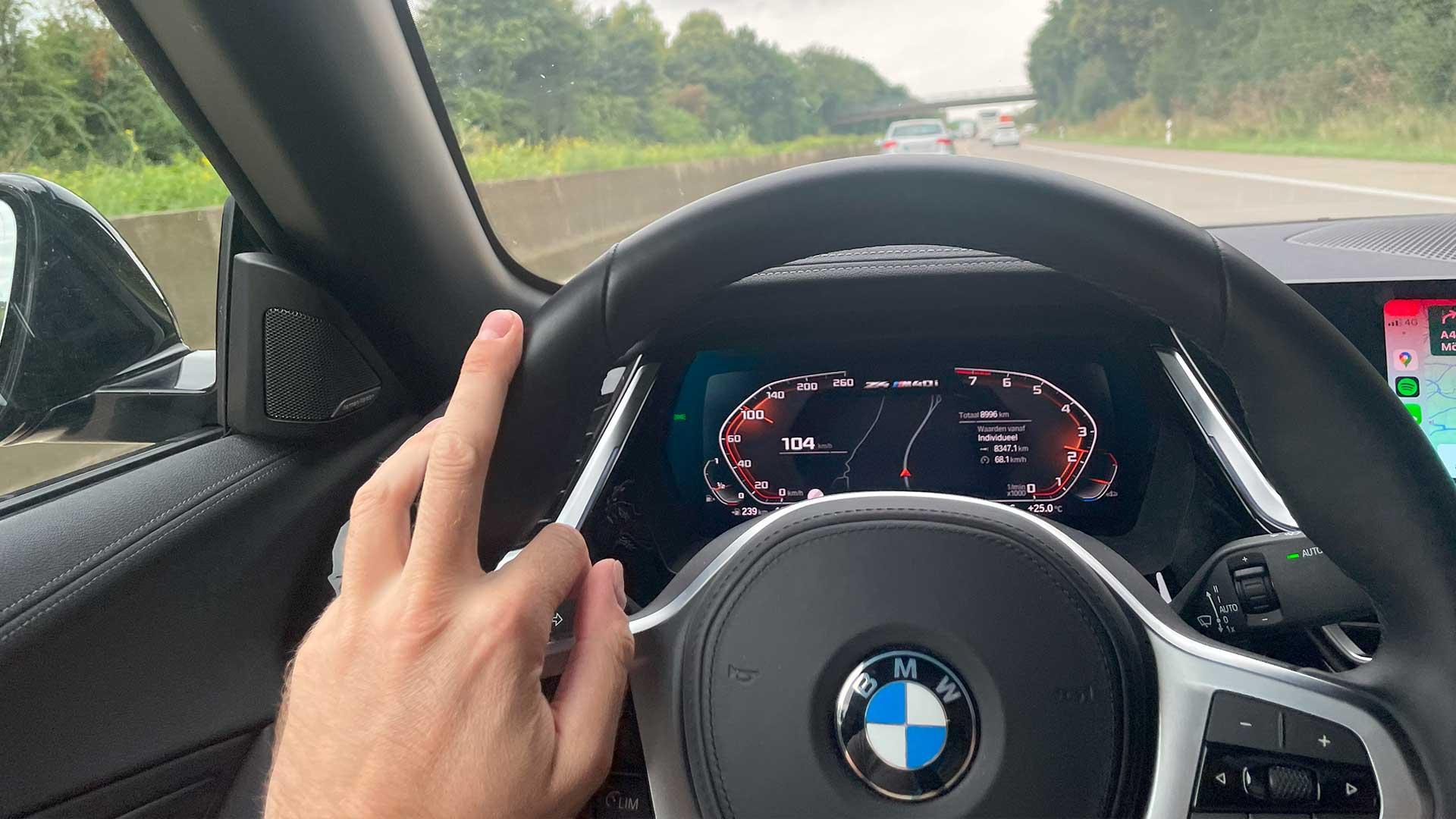 BMW Z4 op de Autobahn