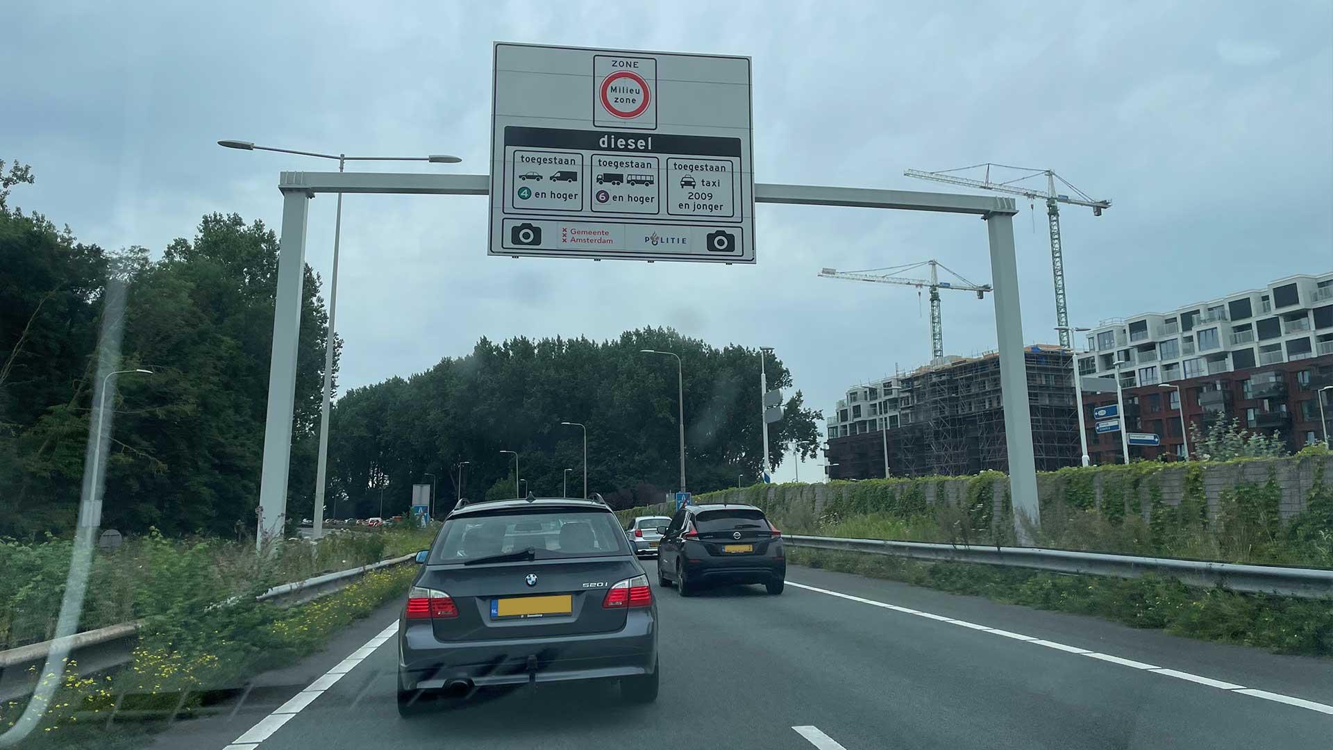 Milieuzone in AmsterdamMilieuzone in Amsterdam