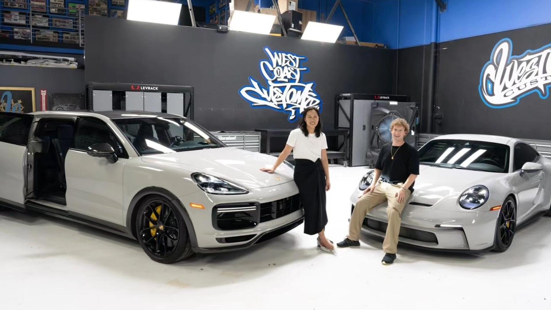 Porsche Cayenne Turbo GT minivan Mark Zuckerberg en Pricella Chan