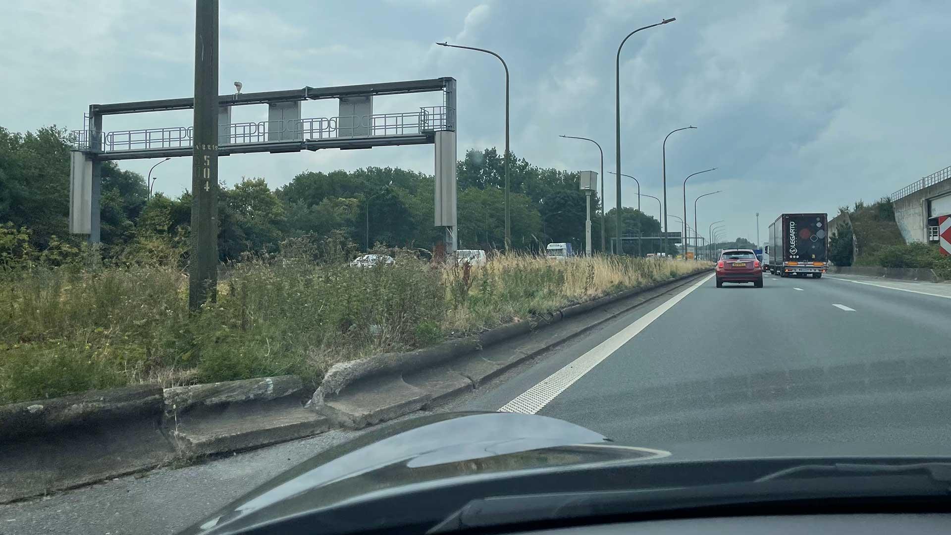 Snelweg België overgang