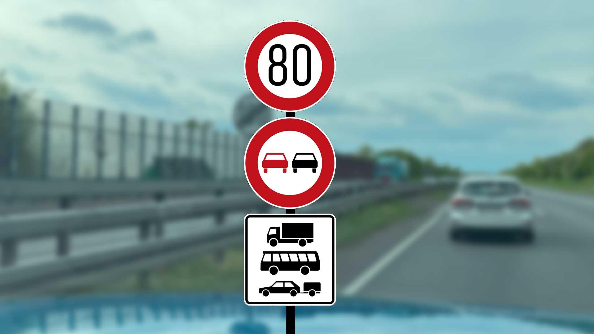 Borden langs snelweg Duitsland onduidelijk