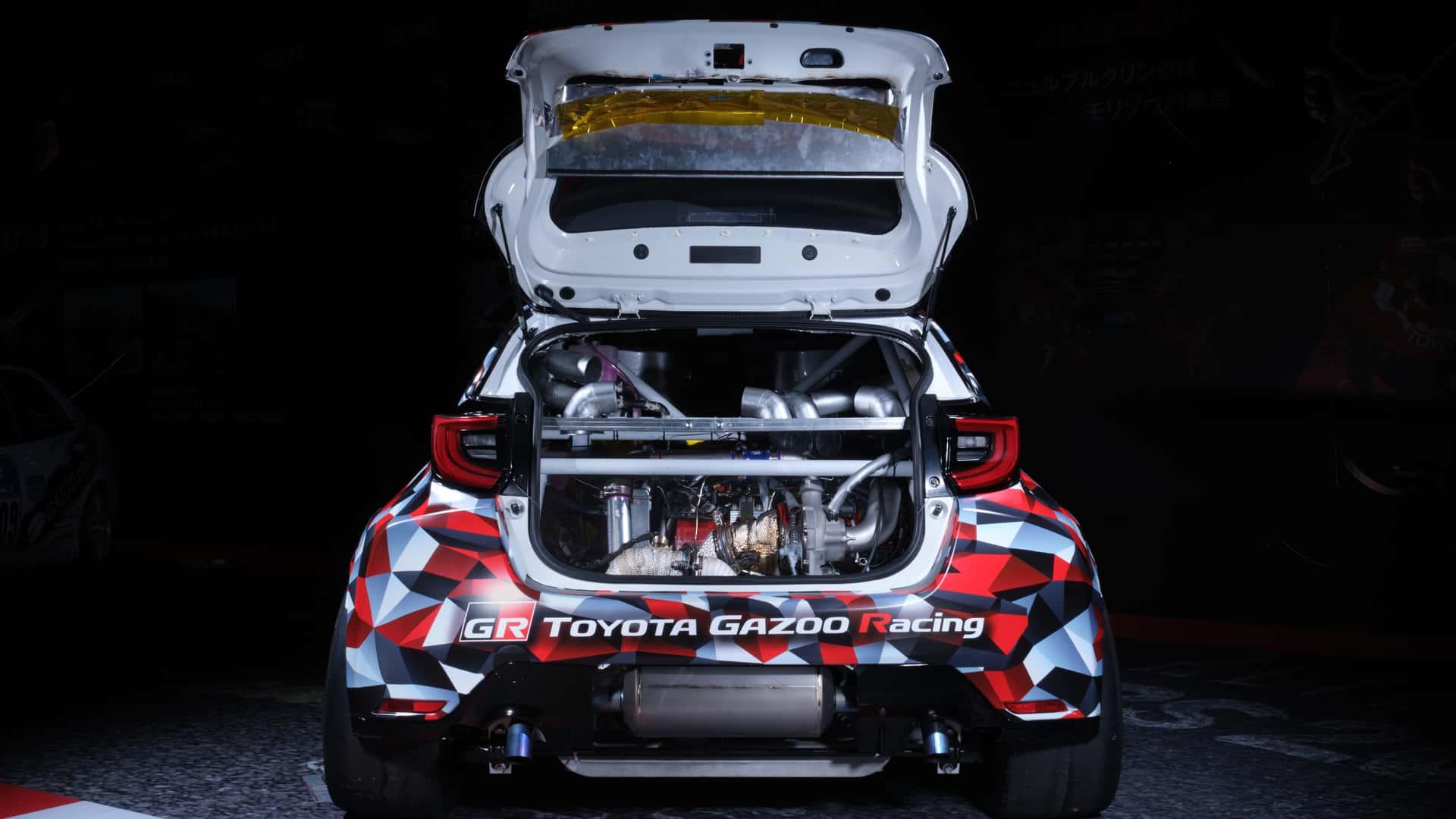 Toyota Gr Yaris Concept M (2025) lado para la izquierda oblicuamente