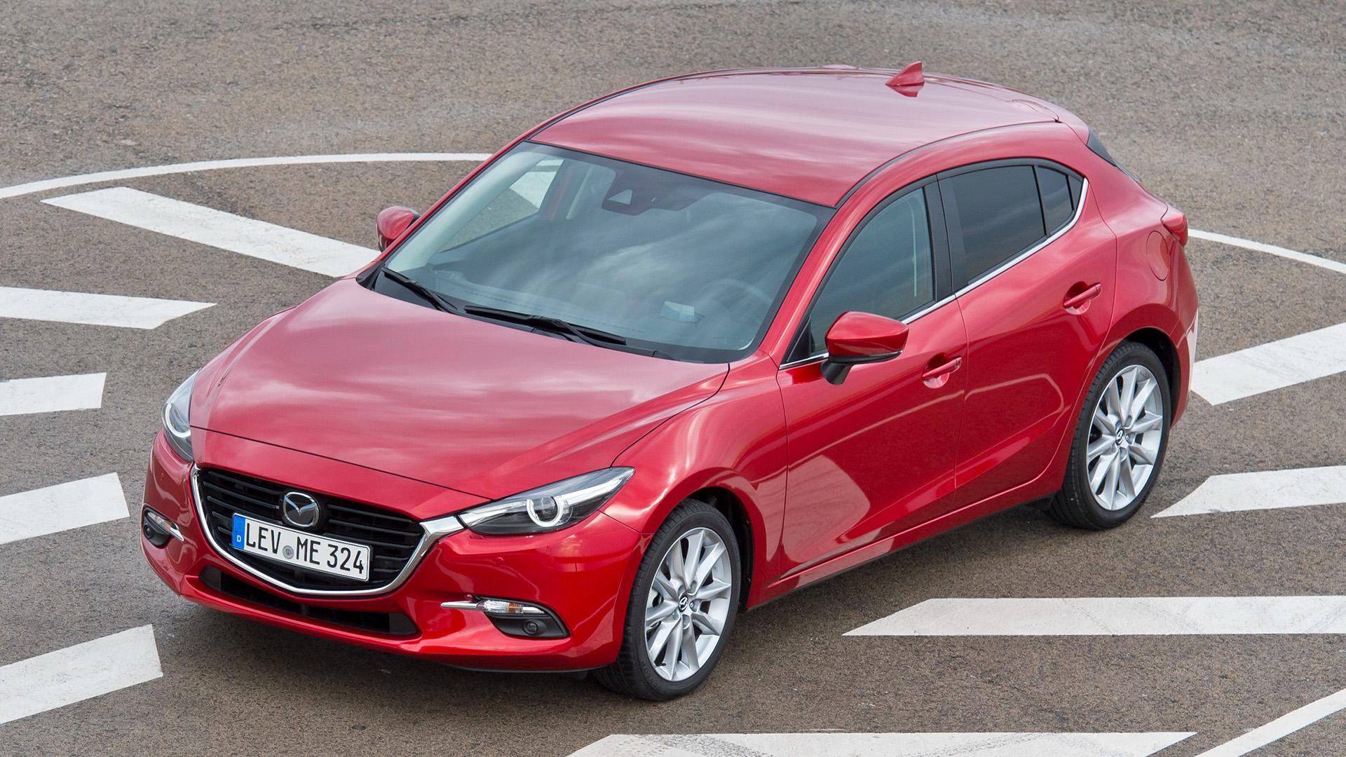 Mazda 3 hatchback (BM) rood (2015)