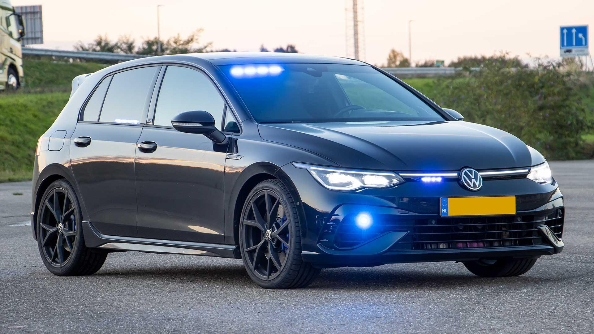 Volkswagen Golf R 20 Years Edition van de politie Nederland