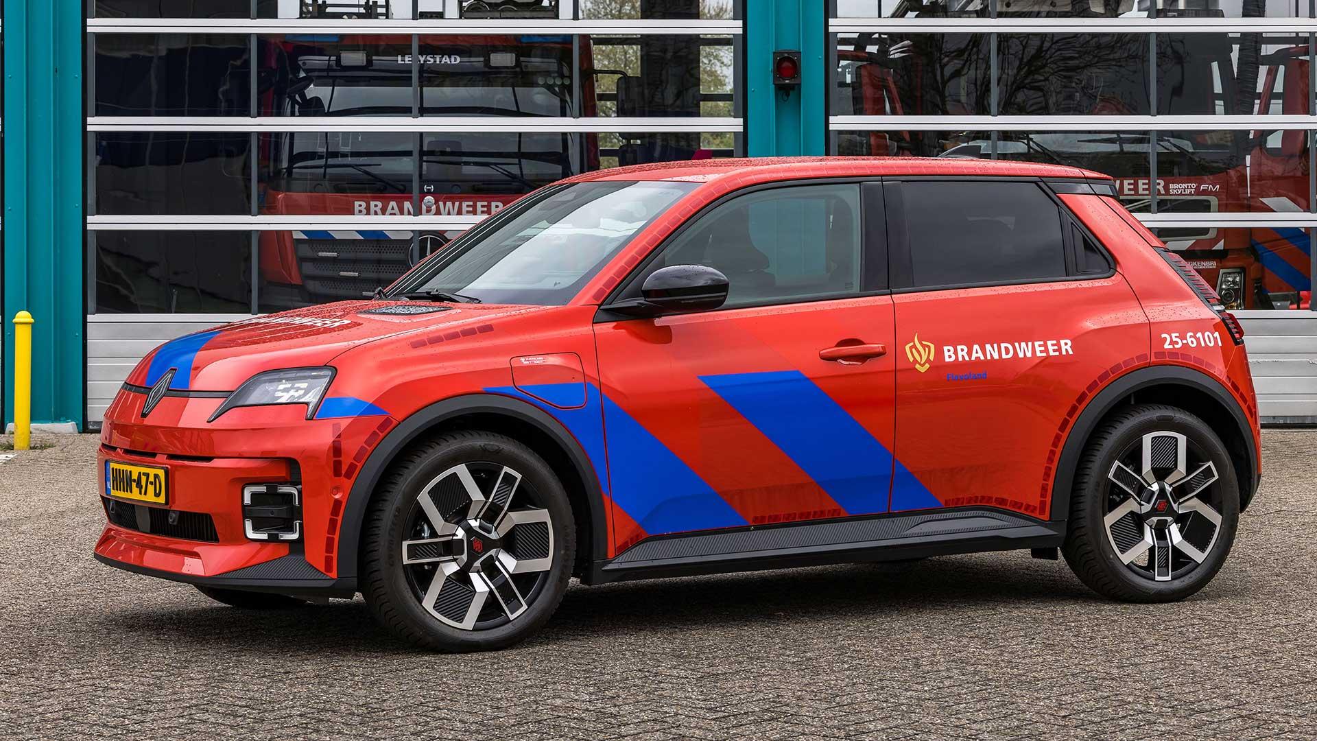Voorkant Renault 5 brandweer