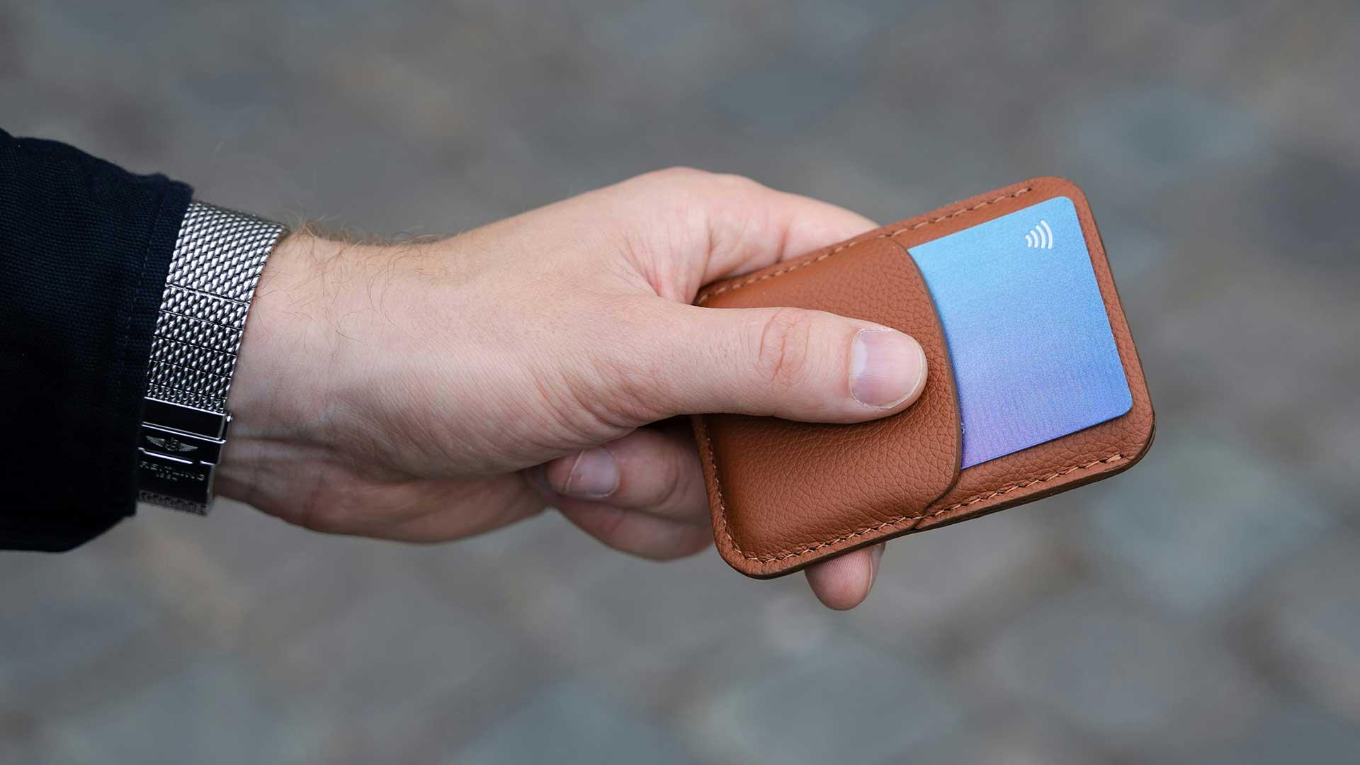 Portemonnee met creditcard