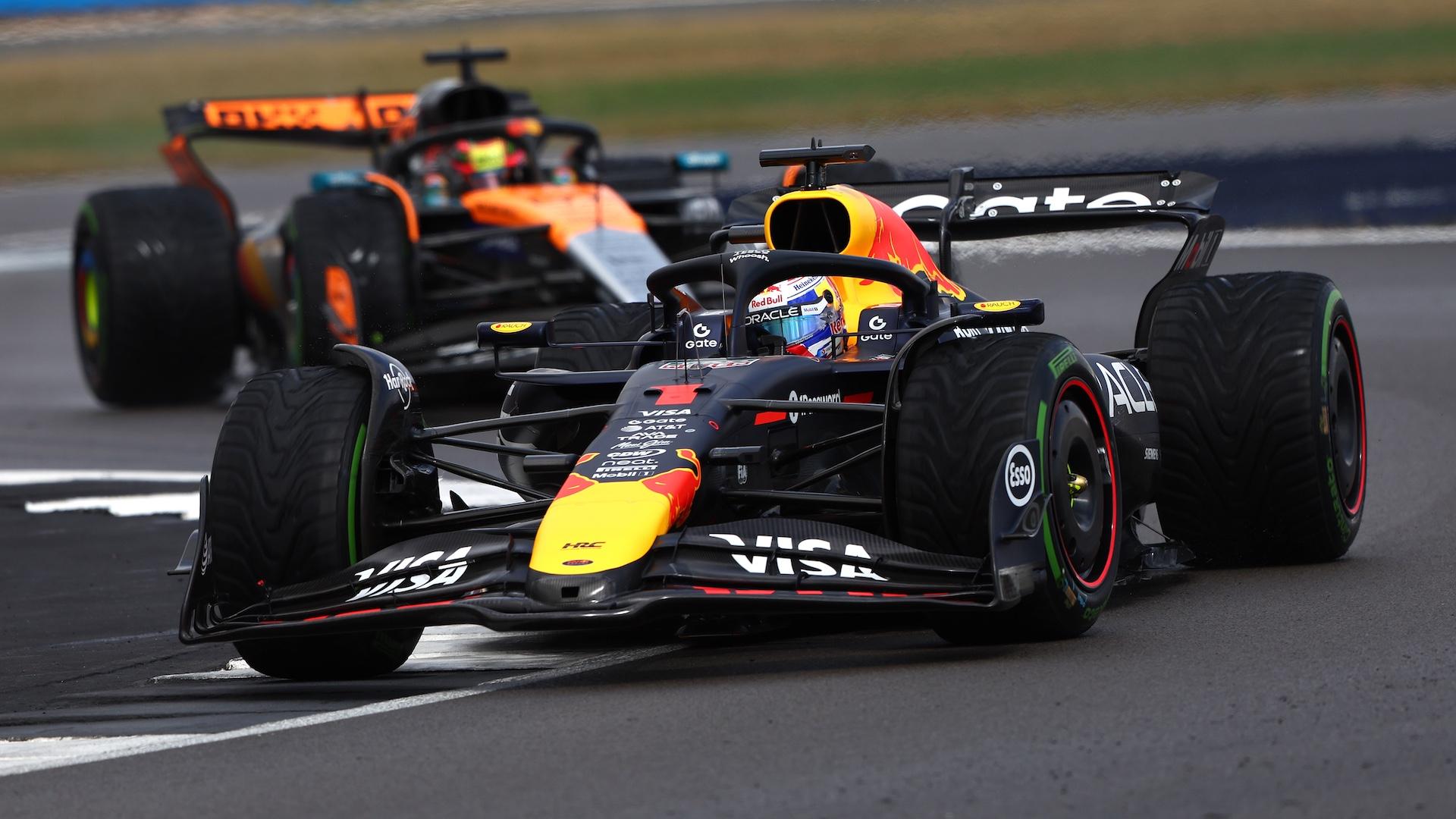 GP Engeland 2025 Verstappen en Norris