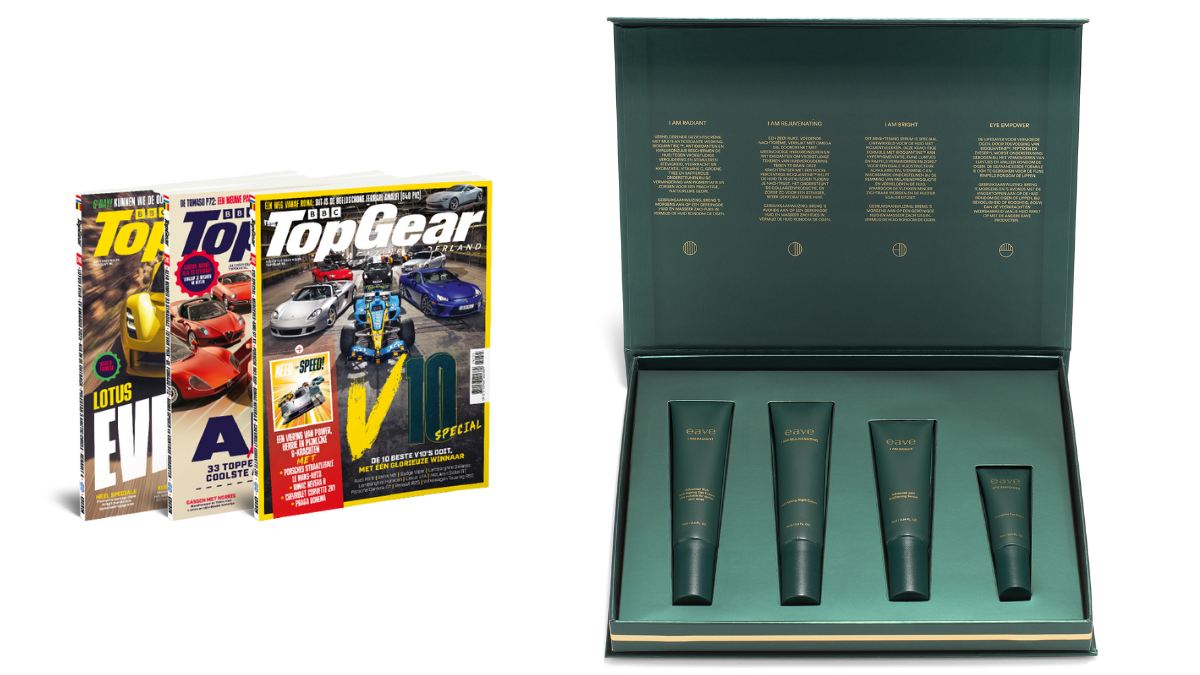 Halfjaar TopGear + EAVE Cosmetics Discovery Set (242)