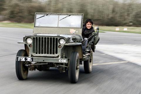 Richard Hammond in Willys Jeep