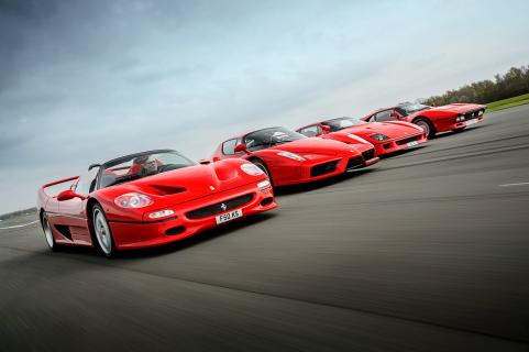 Ferrari's topmodellen bloedlijn