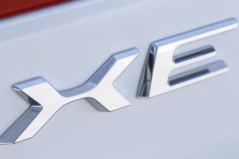 Jaguar XE S 3.0 V6 badge (2015)