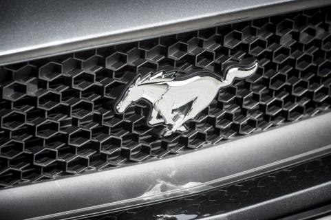 Ford Mustang Ecoboost Convertible badge (2015)