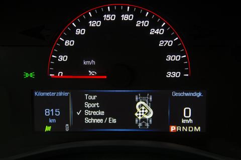 Cadillac ATS-V Sedan meter (2015)