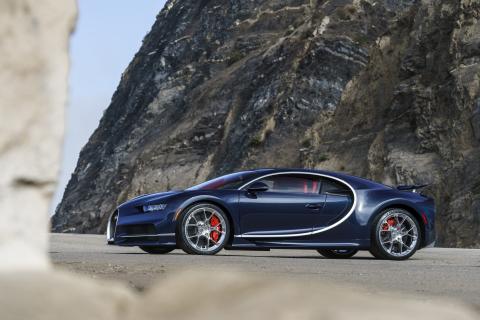 Bugatti Chiron in Californie