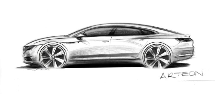 Volkswagen Arteon schets