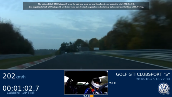 Volkswagen Golf GTI ClubSport S verbreekt eigen ringrecord