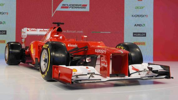 F1-auto's in 2012