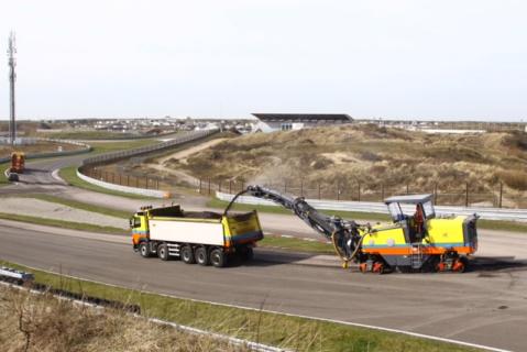 Nieuw asfalt voor Circuit Park Zandvoort
