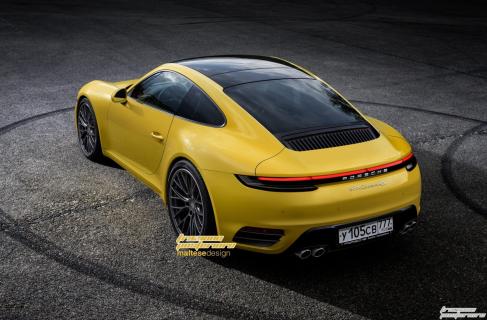 Porsche 911 2018 achterlichten