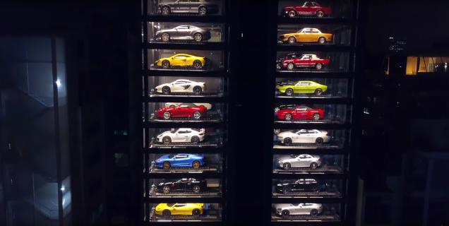 Supercars in snoepautomaat