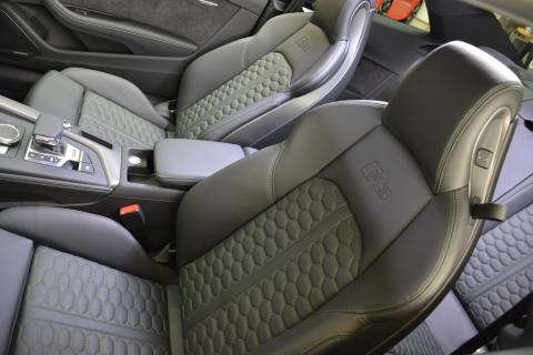 Audi RS 5 in het Sonomagroen Metallic
